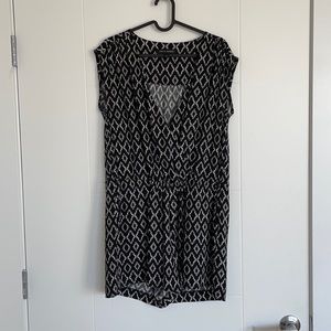 BR Bohemian Black and White Romper